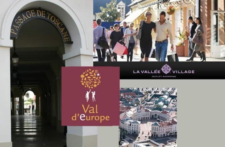 Appartement Spacieux Disneyland - La Vallee Village - 6 Personnes - 60M2 Saint-Germain-sur-Morin Exteriér fotografie